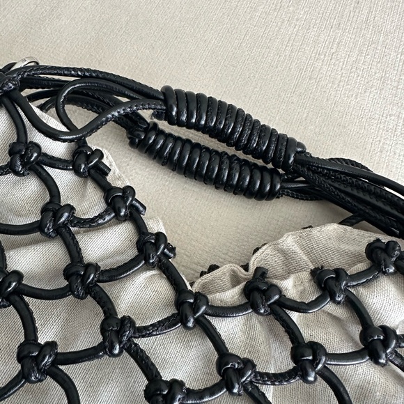 Zara Black Mini Mesh Bag - Picture 3 of 3